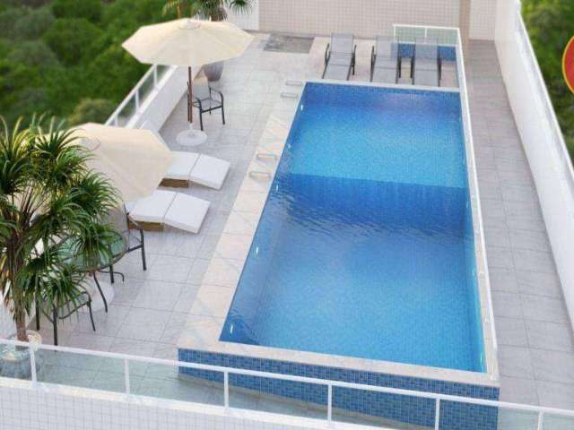 Apartamento com 2 quartos  à venda, 69 m² por R$ 457.940 - Vila Guilhermina - Praia Grande/SP