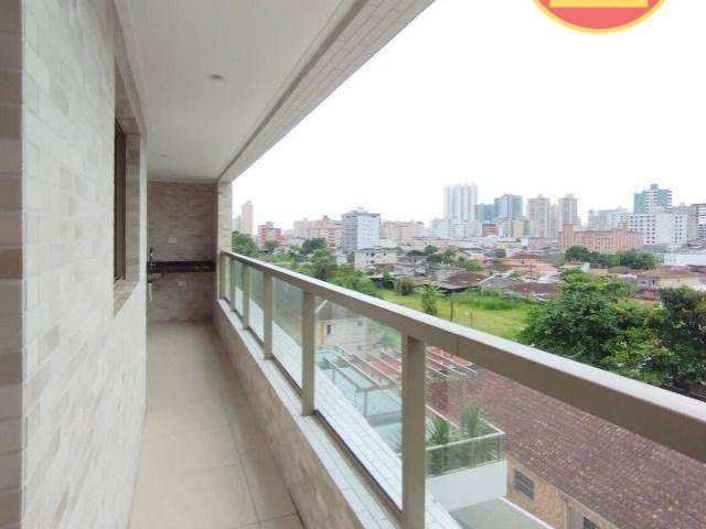 Apartamento com 2 quartos à venda, 63 m² por R$ 450.000 - Canto do Forte - Praia Grande/SP