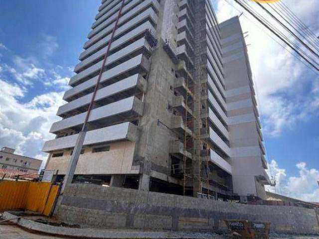 Apartamento novo com 1 quarto à venda, 58 m² por R$ 260.000 - Caiçara - Praia Grande/SP