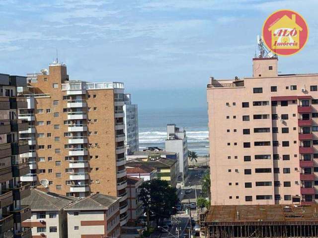 Apartamento com 2 quartos, 61 m² - venda por R$ 420.000 ou aluguel por R$ 2.800/mês - Vila Guilhermina - Praia Grande/SP