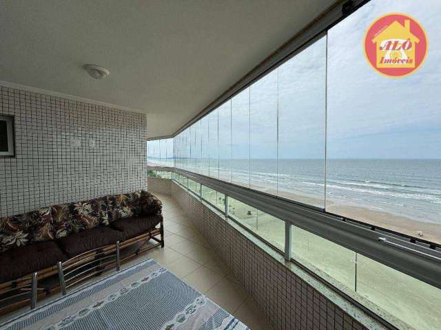 Apartamento frente mar com 3 quartos à venda, 151 m² por R$ 1.300.000 - Caiara - Praia Grande/SP