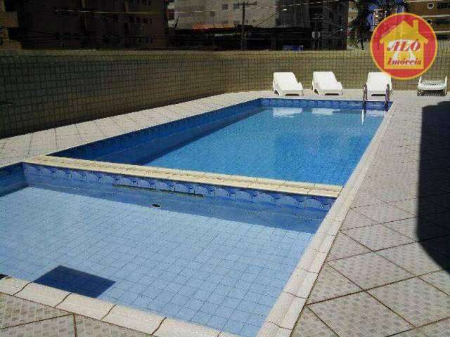 Apartamento com 1 quarto para alugar, 74 m² por R$ 2.670/mês - Vila Tupi - Praia Grande/SP