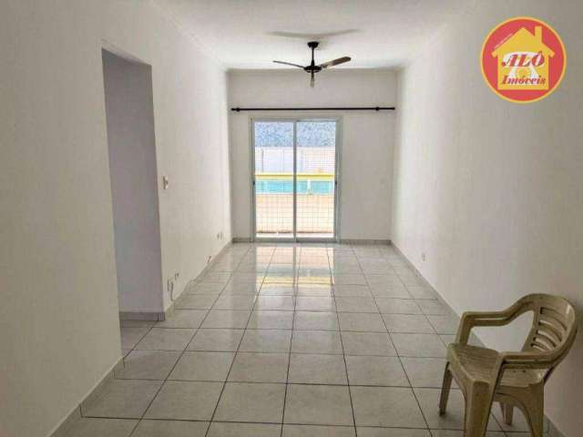 Apartamento com 2 quartos para alugar, 80 m² por R$ 2.800/mês - Vila Guilhermina - Praia Grande/SP