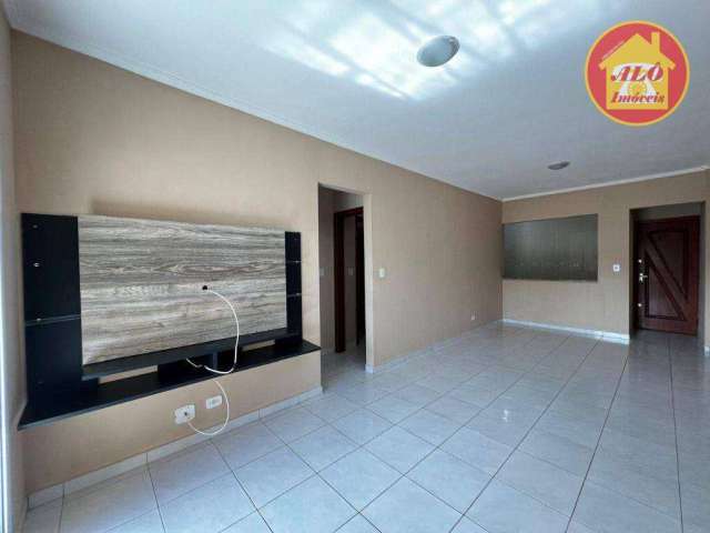 Apartamento com 2 quartos para alugar, 92 m² por R$ 2.900/mês - Vila Guilhermina - Praia Grande/SP