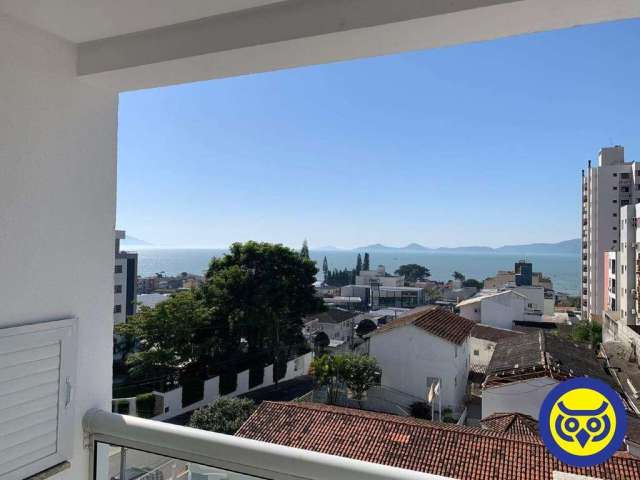 Apartamento c/ 2 dormitórios (suíte), sacada c/churrasqueira, 1 vg e vista para o mar em Barreiros