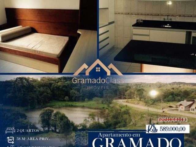 Apartamento com 58m² com 2 quartos em Avenida Central - Gramado - RS