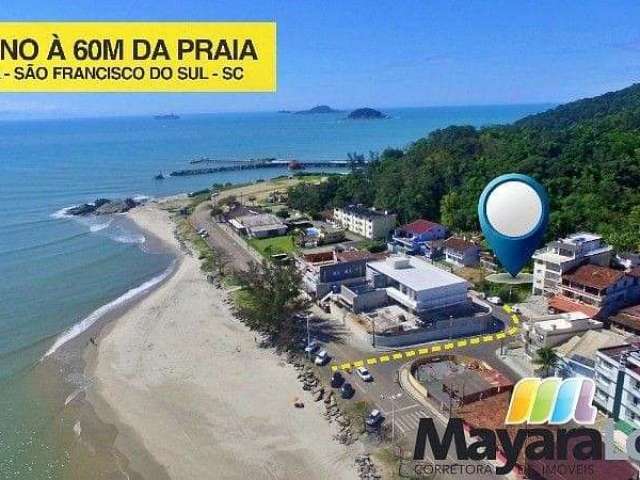 Terreno à venda, 650 m² por R$ 795.000,00 - Praia da Enseada - São Francisco do Sul/SC