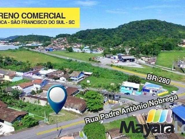 Terreno à venda, 515 m² por R$ 230.000 - Água Branca - São Francisco do Sul/SC