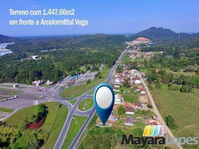 Terreno à venda, 1448 m² por R$ 150.000,00 - Rocio Grande - São Francisco do Sul/SC