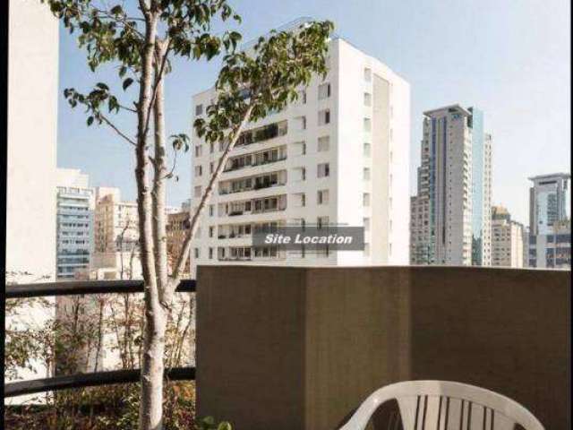 96913 Apartamento com 1 dormitório, 76 m² - venda por R$ 820.000 ou aluguel por R$ 3.000/mês - Itaim Bibi - São Paulo/SP