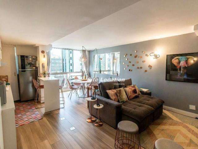 108869 Apartamento com 1 dormitório à venda, 52 m² por R$ 1.170.000 - Itaim Bibi - São Paulo/SP