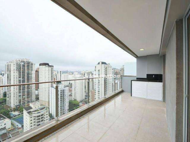 109288 Apartamento com 1 dormitório para alugar, 70 m² por R$ 12.000/mês - Vila Nova Conceição - São Paulo/SP