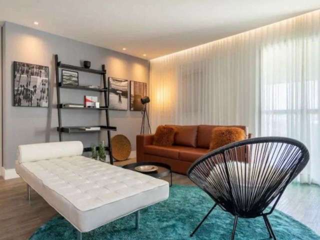 117003 Apartamento com 1 dormitório à venda, 74 m² por R$ 1.900.000 - Ibirapuera - São Paulo/SP