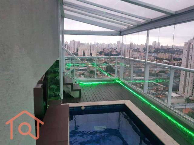 Cobertura com 4 dormitórios à venda, 243 m² por R$ 3.800.000,00 - Ipiranga - São Paulo/SP