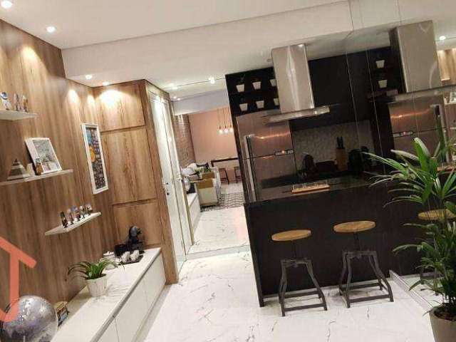 Apartamento Mobiliado com 2 dormitórios à venda, 72 m² por R$ 850.000 - Cambuci - São Paulo/SP