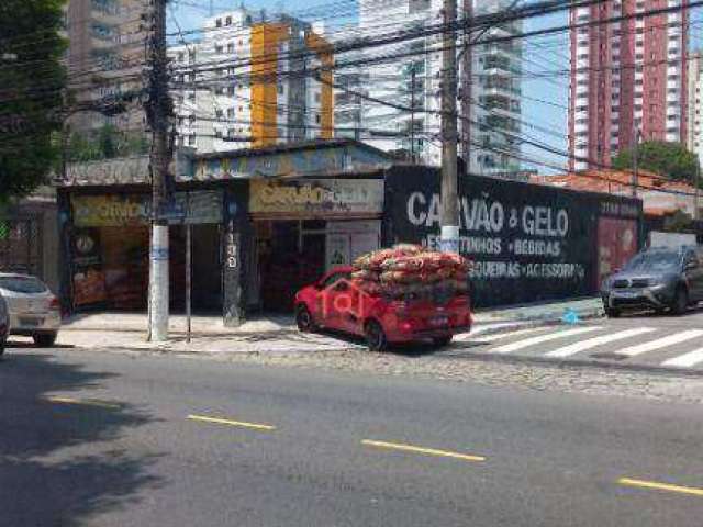 Ponto de Esquina em avenida de alto fluxo de autos e pedestres.