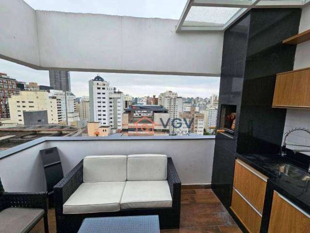 Cobertura com 2 dormitórios à venda, 80 m² por R$ 1.300.000,00 - Itaim Bibi - São Paulo/SP