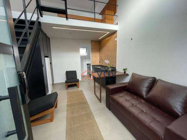 Apartamento para alugar, 45 m² por R$ 3.200,00/mês - Mirandópolis - São Paulo/SP