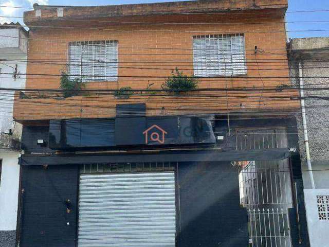 Oportunidade para renda: Terreno com 2 casas e 1 salão comercial  à venda,  - Jardim Clímax - São Paulo/SP