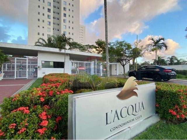 ALUGO Apartamento 3/4 no L'acqua Condomínio Club - Neópolis, Natal - RN