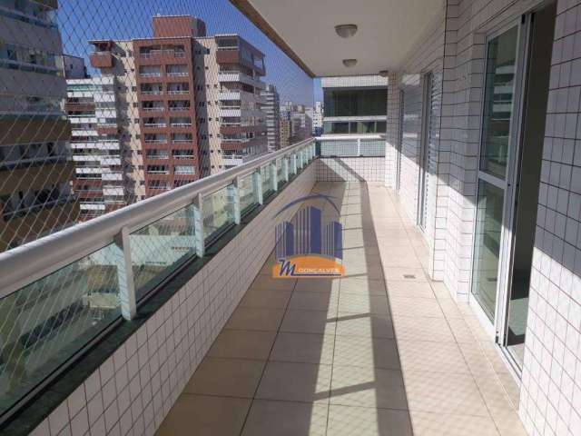 Apartamento com 2 dormitórios à venda, 93 m² por R$ 650.000,00 - Vila Guilhermina - Praia Grande/SP