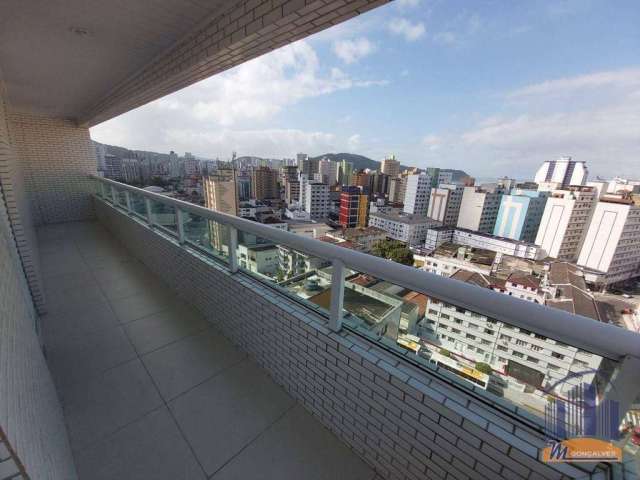 Apartamento com 3 dormitórios à venda, 121 m² por R$ 970.000,00 - Boqueirão - Praia Grande/SP