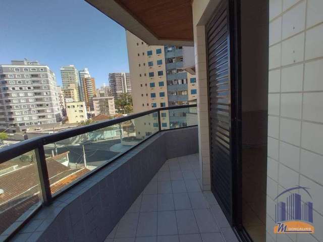 Apartamento com 2 dormitórios à venda, 77 m² por R$ 405.000,00 - Tupi - Praia Grande/SP