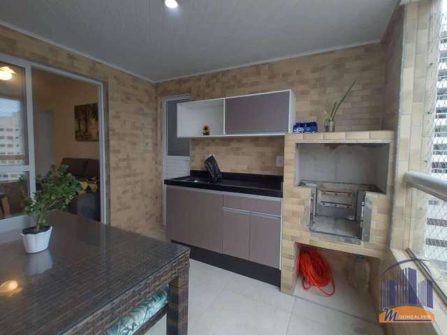 Apartamento com 2 dormitórios à venda, 88 m² por R$ 600.000,00 - Vila Guilhermina - Praia Grande/SP