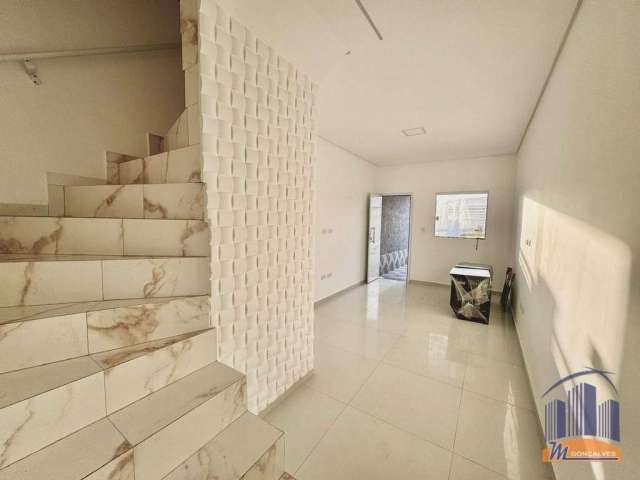 Casa com 2 dormitórios à venda, 78 m² por R$ 370.000,00 - Caiçara - Praia Grande/SP