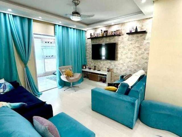 Apartamento com 2 dormitórios à venda, 80 m² por R$ 585.000,00 - Caiçara - Praia Grande/SP