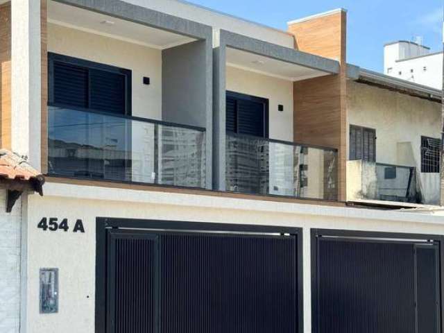 Sobrado de 3 suites privativo fino acabamento no bairro vila guilhermina ﻿