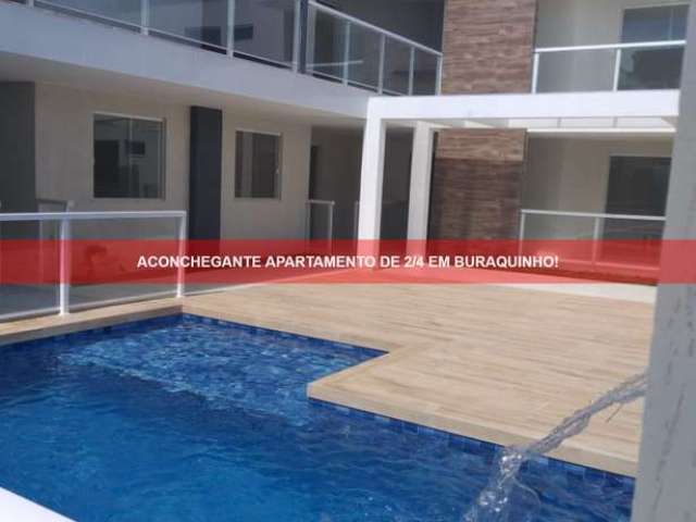 Aconchegante apartamento de 2/4 em buraquinho!