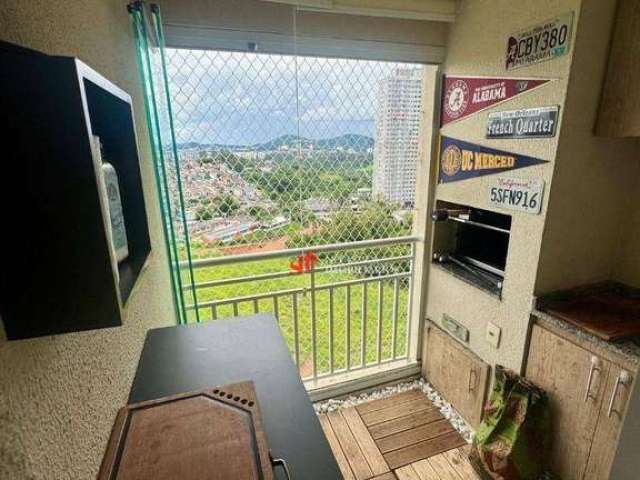 Apartamento com 3 dormitórios para alugar, 73 m² por R$ 4.133/mês - Jardim Tupanci - Barueri/SP