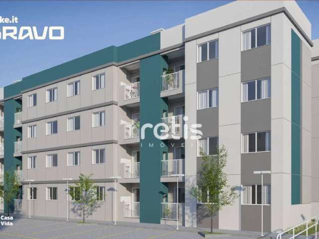 Apartamento com 2 dormitórios à venda, 44 m² por R$ 252.355,22 - Jardim Amélia - Pinhais/PR