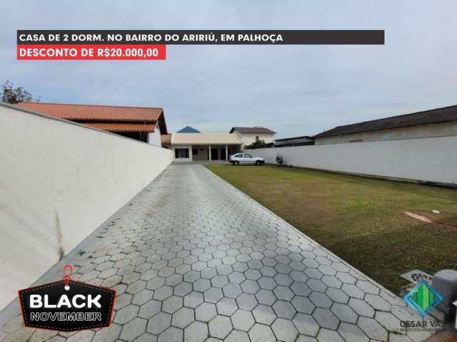 Casa com 2 quartos à venda na Rua Carlos Steinmetz, 293, Barra do Aririú, Palhoça, 144 m2 por R$ 499.000