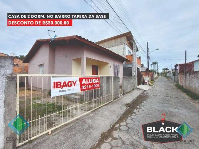 Casa com 2 quartos à venda na Servidão Portinari, 548, Tapera, Florianópolis, 62 m2 por R$ 260.000