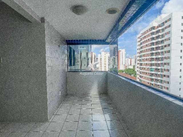 Apartamento para venda possui 125 metros com 3 quartos sendo 1 suíte com 2 vgs na Graças - Recife - PE