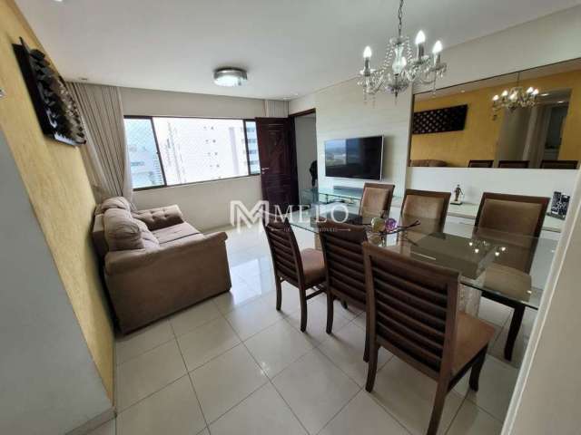 excelente apartamento de 3qts, 1suite, 1vaga, 75m2 em Boa  Viagem