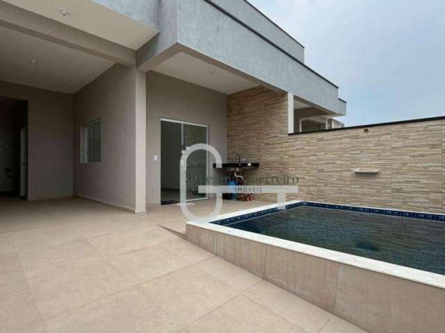 Casa com 3 dormitórios à venda, 85 m² por R$ 450.000,00 - Flora Rica II - Peruíbe/SP