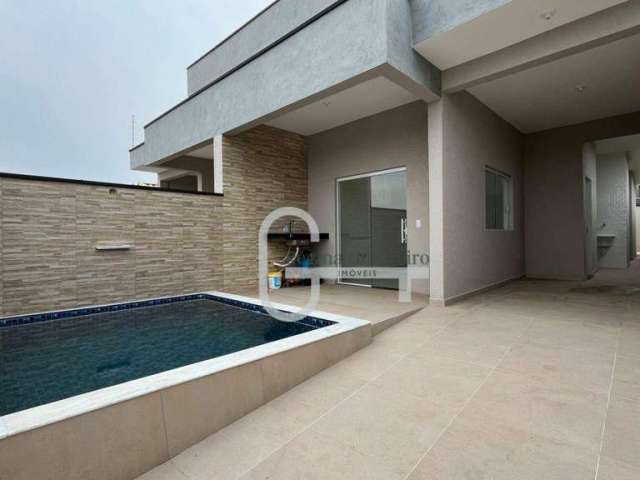 Casa com 3 dormitórios à venda, 85 m² por R$ 450.000,00 - Flora Rica II - Peruíbe/SP