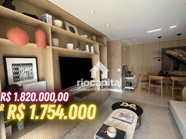 Apartamento com 3 quartos à venda, 121 m² por R$ 1.754.000 - Barra da Tijuca - Rio de Janeiro/RJ