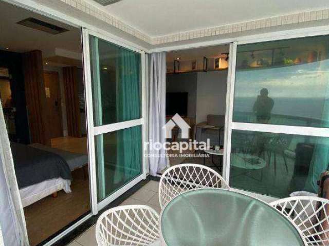 Flat com 1 quarto à venda, 55 m² por R$ 850.000 - Barra da Tijuca - Rio de Janeiro/RJ