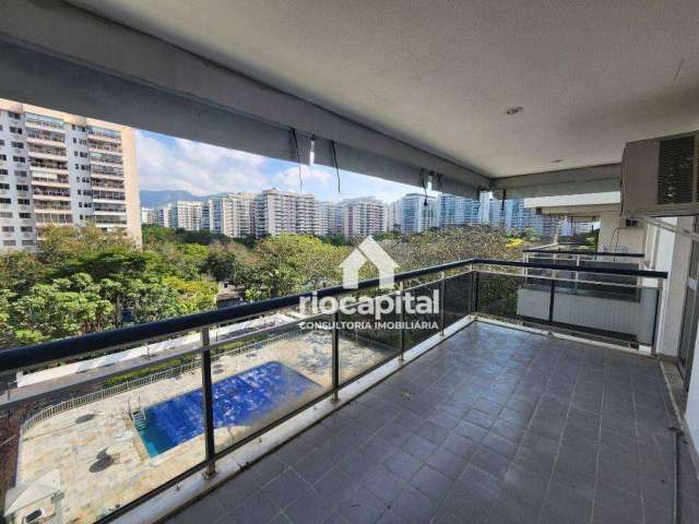 Apartamento com 2 dormitórios para alugar, 91 m² por R$ 5.320,30/mês - Barra da Tijuca - Rio de Janeiro/RJ