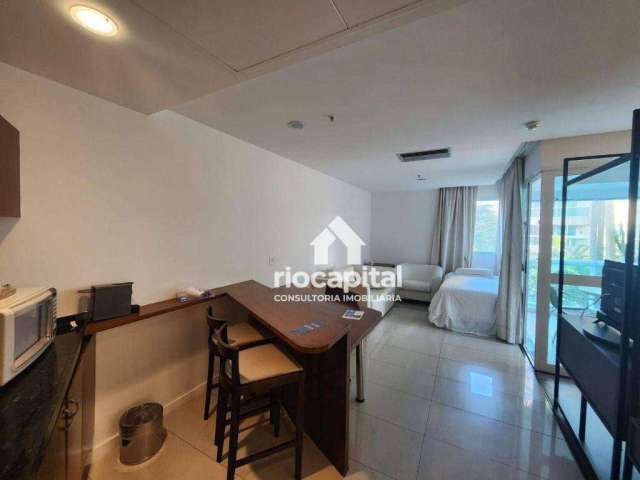 Flat com 1 quarto à venda, 52 m² por R$ 570.000 - Barra da Tijuca - Rio de Janeiro/RJ