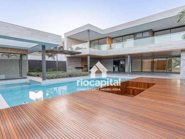 Casa com 5 suítes à venda, 1490 m² por R$ 23.800.000 - Barra da Tijuca - Rio de Janeiro/RJ