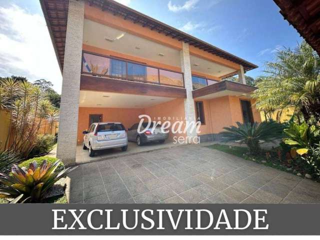 Casa com 6 dormitórios à venda, 532 m² por R$ 2.600.000,00 - Prata - Teresópolis/RJ