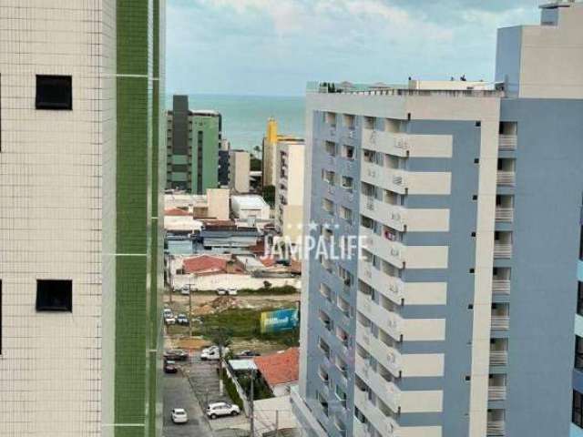 Apartamento em Cabo Branco  com 03 quartos e varanda. Área de lazer com spa e cinema