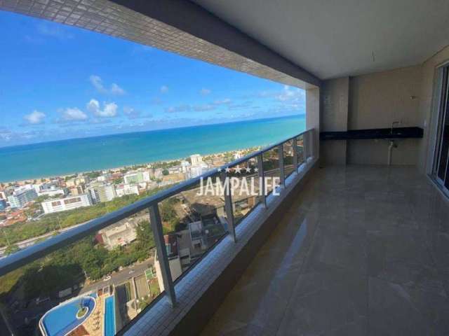 Apartamento com 3 dormitórios à venda, 220 m² por R$ 2.270.000,00 - Altiplano Cabo Branco - João Pessoa/PB