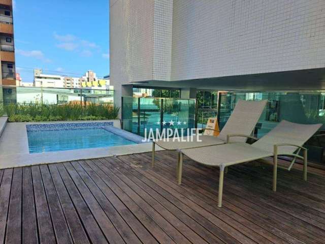 Apartamento com 2 dormitórios à venda, 70 m² por R$ 580.000,00 - Cabo Branco - João Pessoa/PB