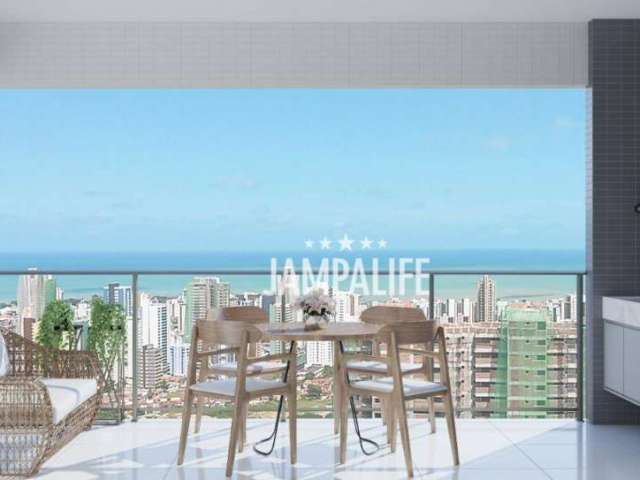 Apartamento com 2 dormitórios à venda, 61 m² por R$ 549.000,00 - Brisamar - João Pessoa/PB